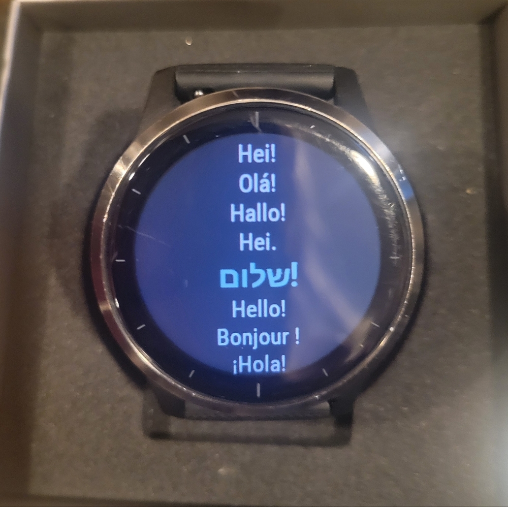 Garmin Smartwatch 4S with Black Band
